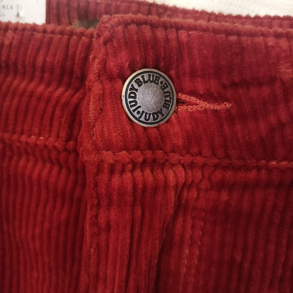 NWT Judy Blue Women's Corduroy Rust Color Skirt Button/Zip/Pockets Size XL - Picture 5 of 13